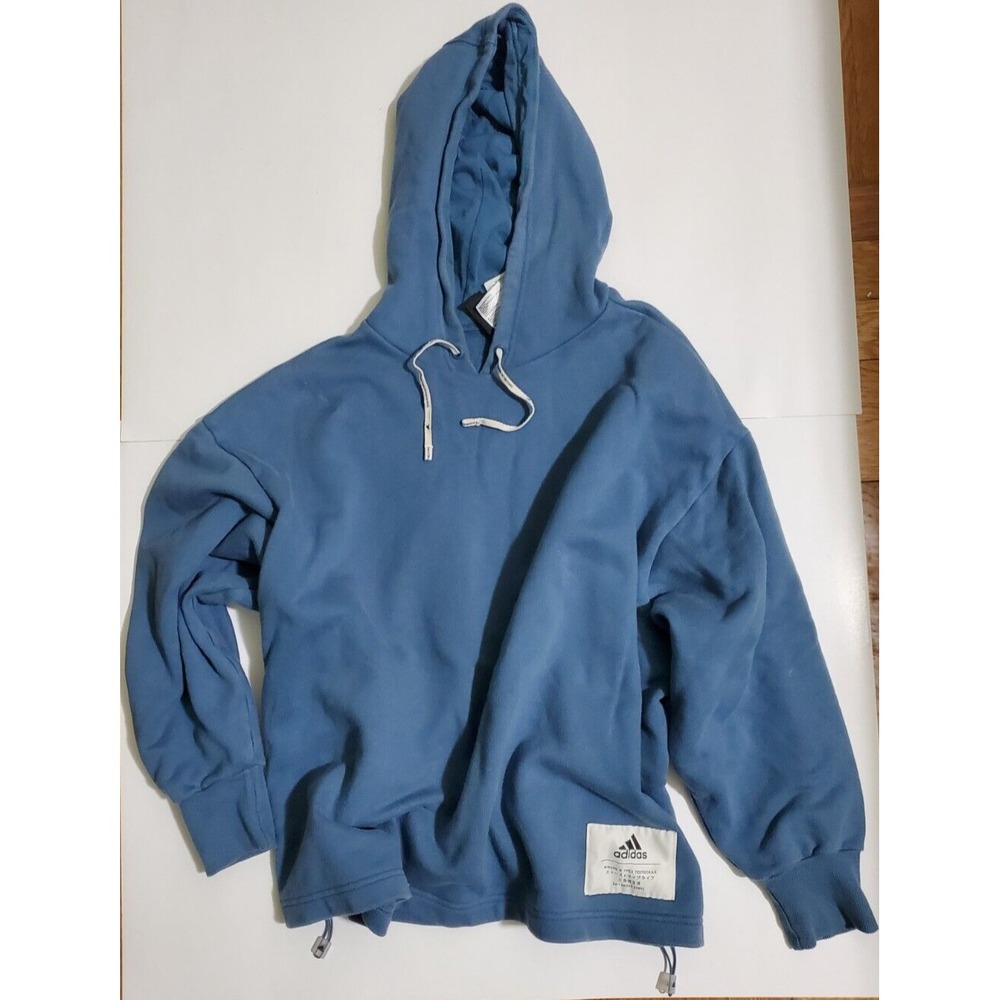 Adidas Hoodie Sweatshirt Blue Size XS - fits a medium & larger